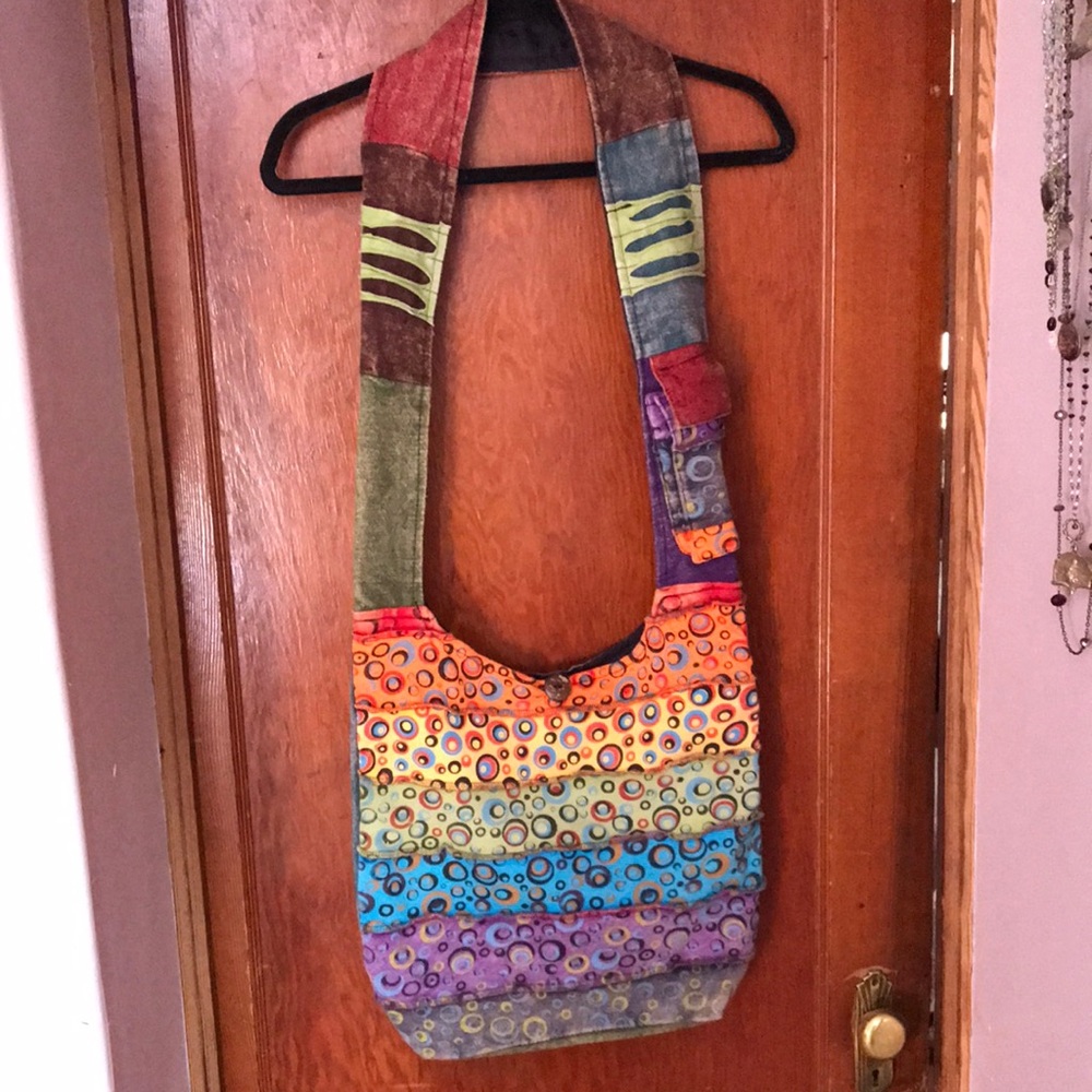 Colorful Patchwork Shoulder Bag